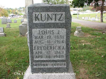 Kuntz, Louis J and Fredericka
