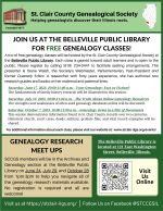 Genealogy classes schedule
