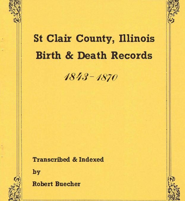 St Clair County Births & Deaths 1843-1870